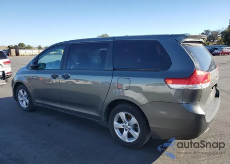 2011 Toyota Sienna Base from USA, damaged, VIN 5TDKA3DC1BS008054